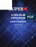 C7Z170-M C7H170-M: User'S Manual