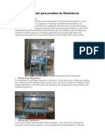 Maquina Universal para Pruebas de Resistencia de Materiales