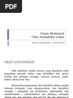 Kimia Medisinal Obat Antiinfeksi Lokal