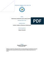 Elementos Constitutivos de La Cultura Dominicana t2