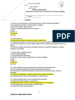 Prueba Comunicación 1°MEDIO CON SOLUCIONES