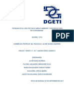 Problematicas Que Afectan El Medio Ambiente y Propuestas Para No Contaminar