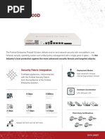 Fortigate 300D: Security Fabric Integration