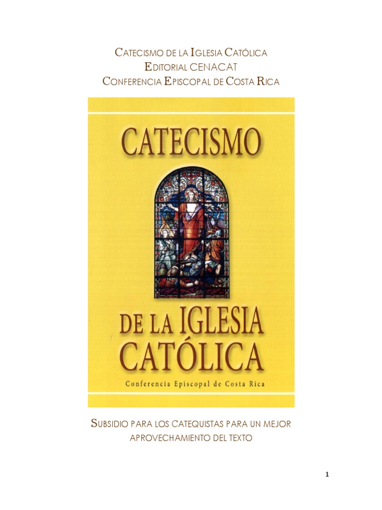 Folleto Del Catecismo de La Iglesia para Los Catequistas | PDF ...