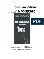 Groussac Francois Paul - Los Que Pasaban