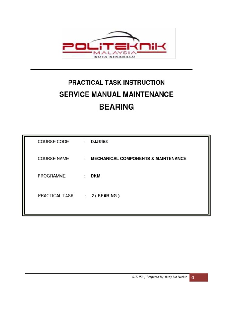 Bearing Maintenance Procedures Guide | PDF | Bearing (Mechanical ...