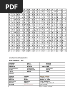KSSM Cari Silang Kata Tajuk Pembelajaran