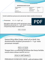 Analisis Dimensi Minggu IV