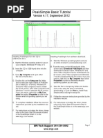 Peaksimple Basic Tutorial: Version 4.17, September 2012