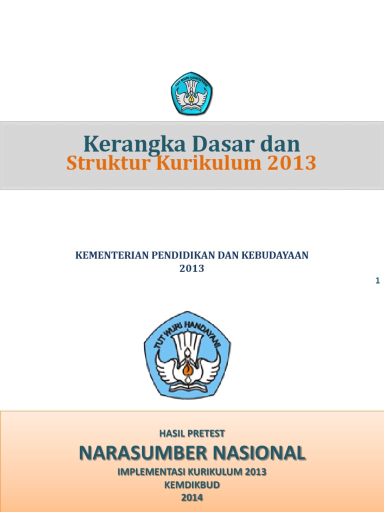 Kerangka Dasar Dan Struktur Kurikulum Makassar Pptx