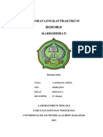 Laporan Praktikum Biokimia Karbohidrat PDF