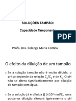 Aula 04 - Capacidade Tamponante e Titulação de Neutralização