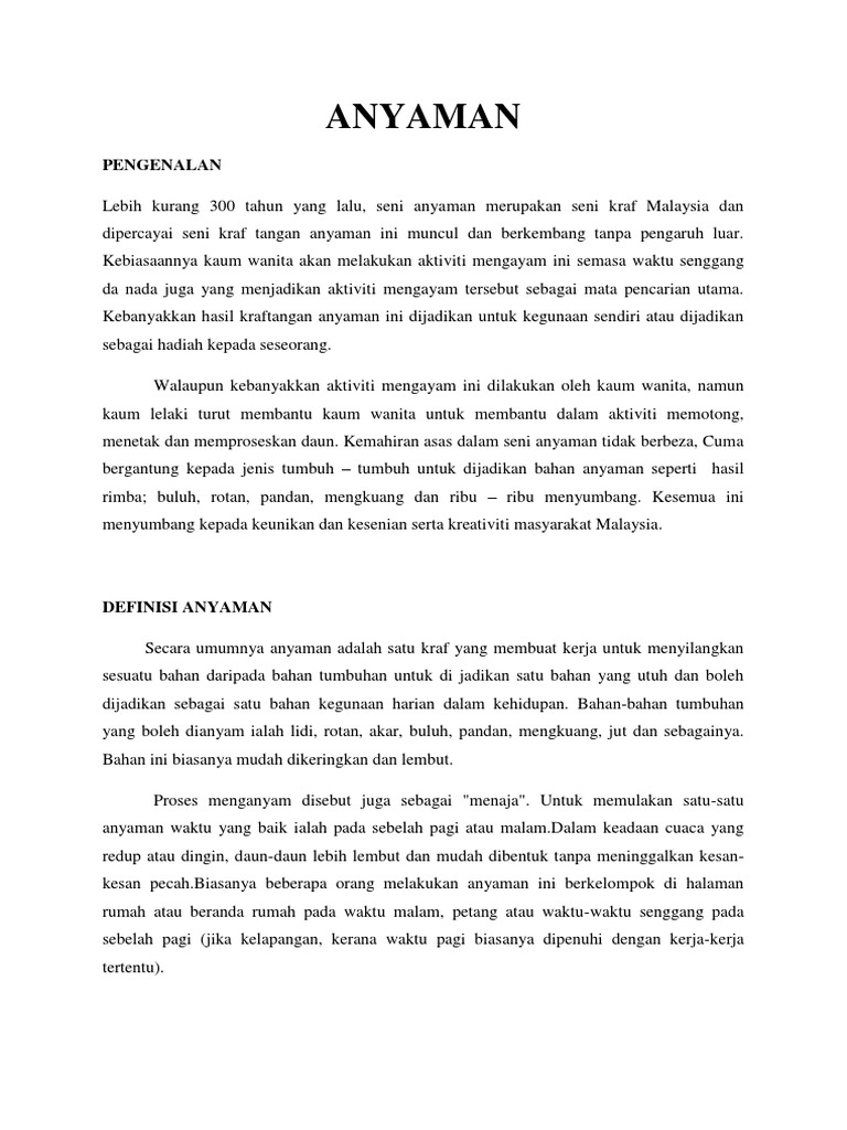 Anyaman Pdf