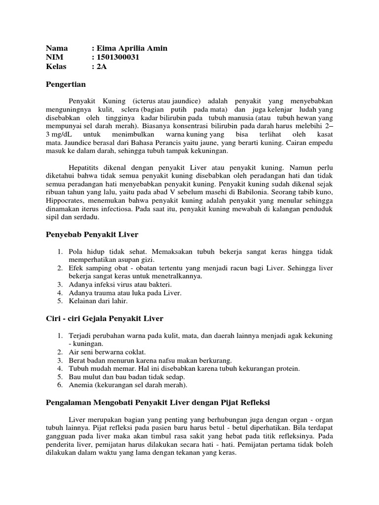 Penyakit Dengan Ciri Ciri Mata Kuning - Berbagai Mata