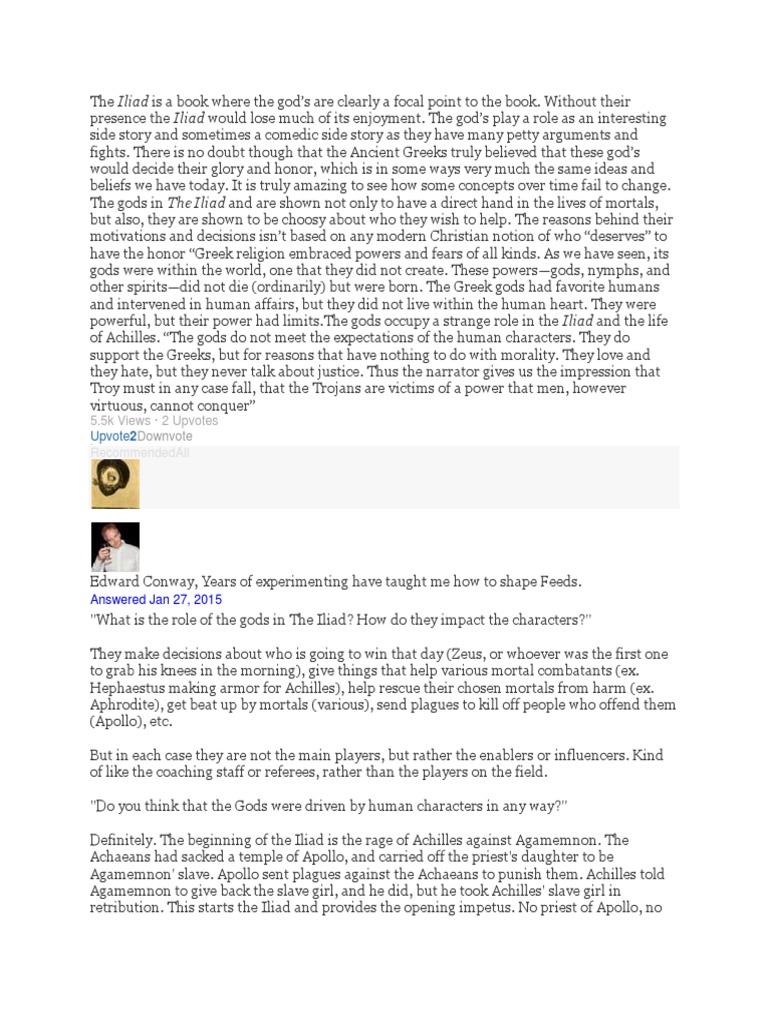 Zeus in the iliad picture