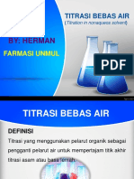 Titrasi Bebas Air