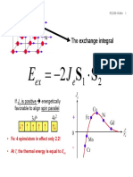 The Exchange Integral: Ifj Is Positive Energetically Favorable To Align Spin Parallel