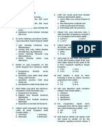 Soal Latihan Gerak Lurus