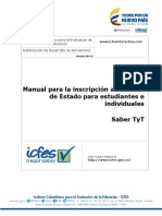 Manual de Inscripcion de Saber Pro y Saber Tyt 2017 - Estudiantes e Individuales