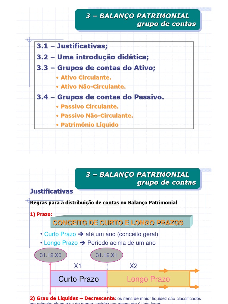 Estrutura do Balanço Patrimonial | PDF | Balancete | Passivo (contabilidade  financeira), image size:768x1024