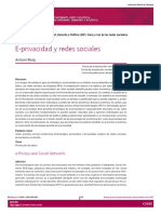 Eprivacidad y Redes Sociales PDF