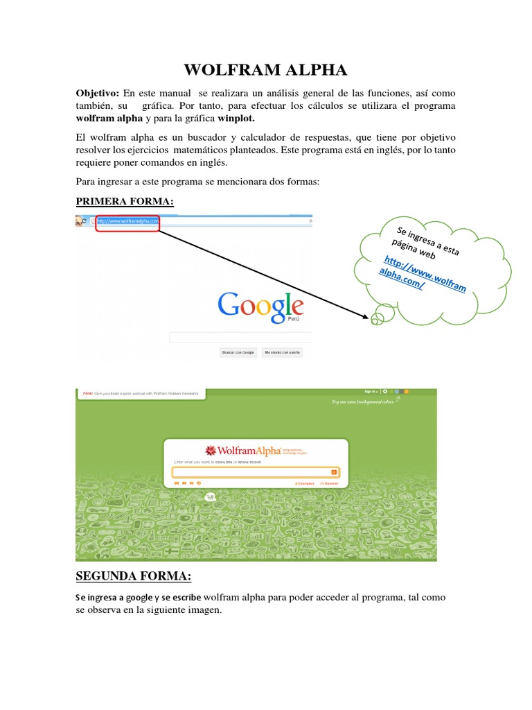 Calculo Wolfram Alpha | PDF | Asíntota | Función (Matemáticas)