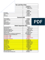 Static Separator Design Calculation