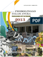 Probolinggo Dalam Angka Tahun 2013 PDF