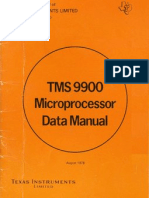 Tms9900 Microprocessor Data Manual