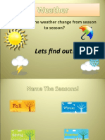 How Does The Weather Change From Season: Lets Find Out!