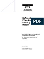 Safe & Effective Grain Feeding for Horses