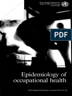 Occupational Epidemiology 0 WHO