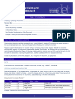 Document Revision and Numbering Standard