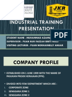 Industrial Training Azam