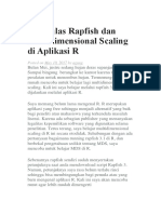 Mengulas Rapfish Dan Multidimensional Scaling Di Aplikasi R