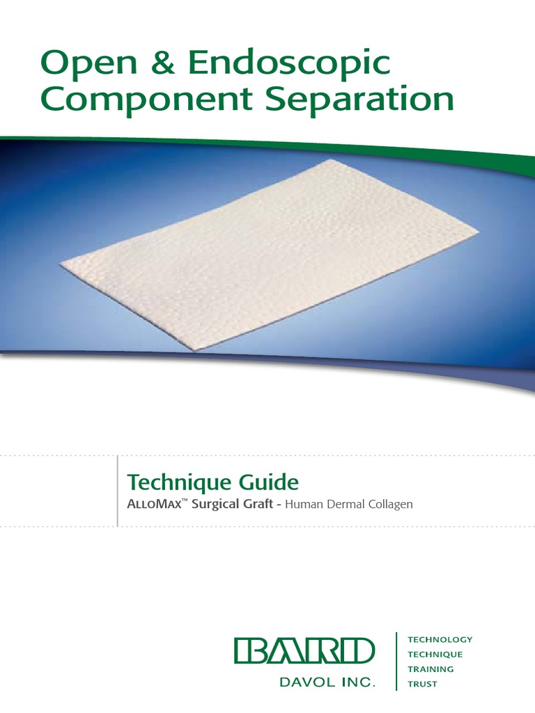 Allomax Surgical Graft Technique Guide | PDF | Abdomen | Implant (Medicine)