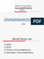 Immunodeficiency: Principles of Immunology