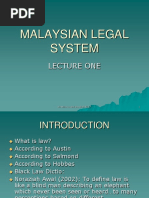 Malaysian Legal System