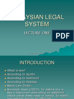 Malaysian Legal System