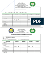 Physical fitness test results