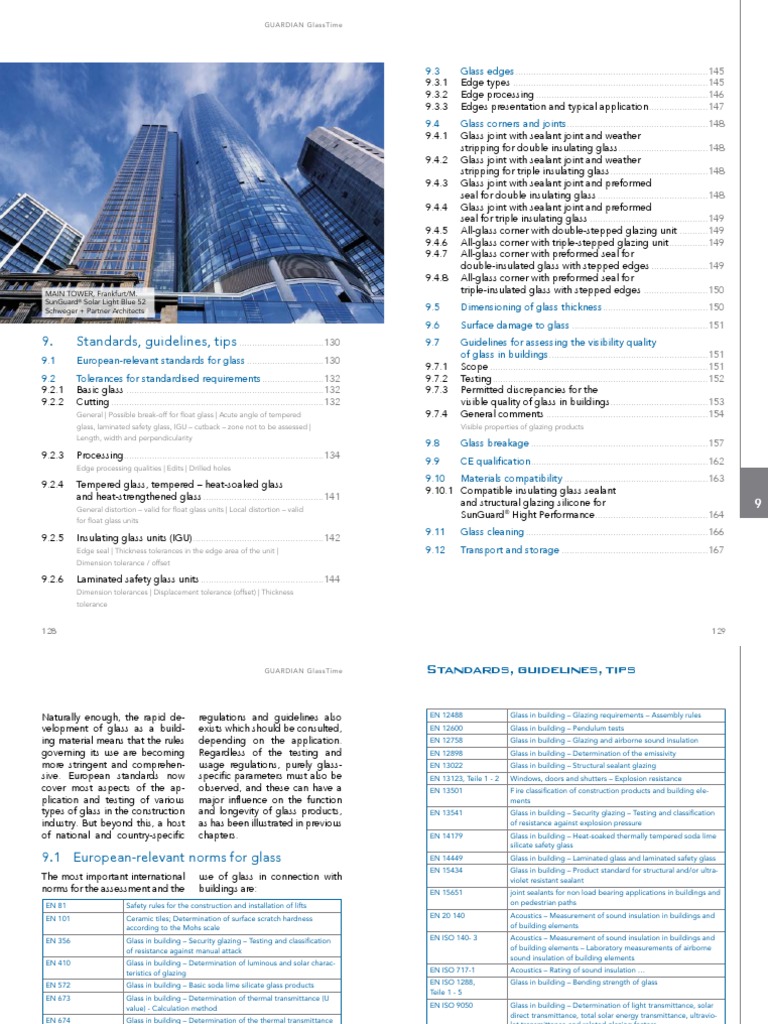 Glass Standards, Guidelines, Tips | PDF | Engineering Tolerance | Glasses