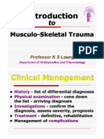 Tauma Into to MUS Trauma 2014