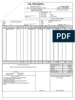 Toughened Glass Invoice