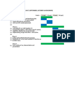 Pert Chart For Project 2017 (September, October & November)