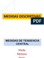 Medidas Descriptivas