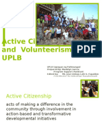 Active Citizenship Volunteerism