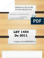LEY 1454 De 2011--