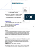 Methodological Proposal for the Evaluation of the Structural Behavior of a Metallic Rack