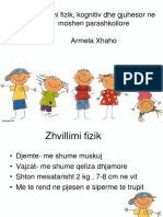 Zhvillimi Fizik, Kognitiv Dhe Gjuhësor Në Moshën Parashkollore - Armela Xhaho