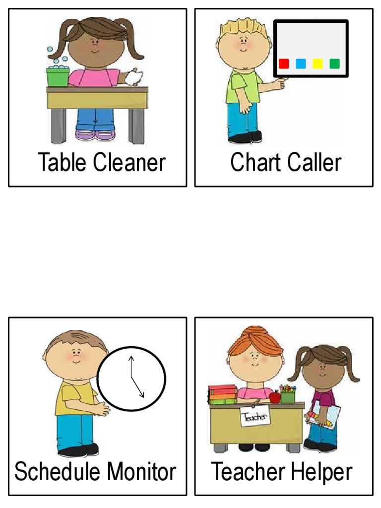 Preschool Helpers 1 | PDF